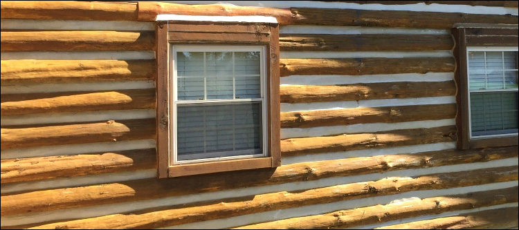Log Home Whole Log Replacement  Amherst County, Virginia